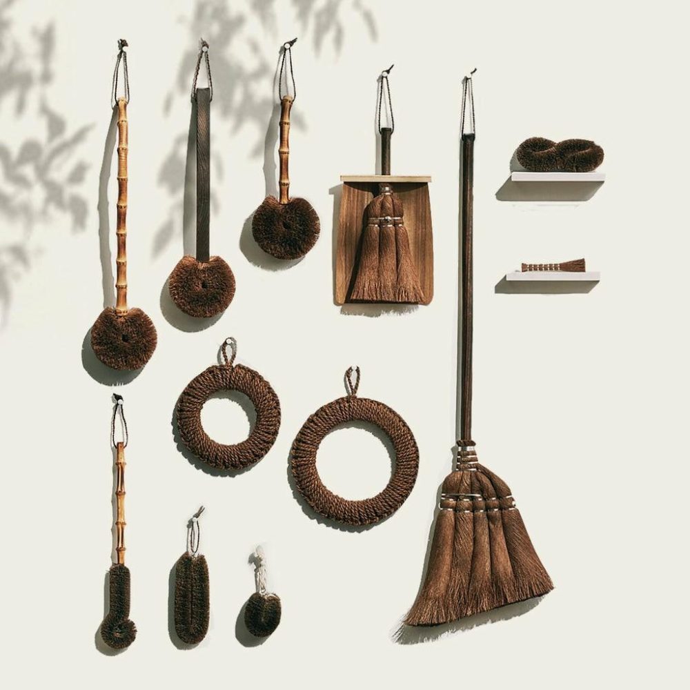 Brooms + Cleaning | Broom with Short Japanese Cypress Broomstick Brooms + Cleaning Brooms + Cleaning