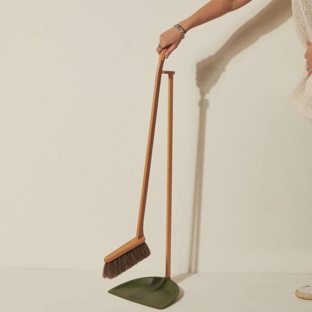 Brooms + Cleaning | Long Handle Dustpan & Brush Set Brooms + Cleaning Brooms + Cleaning