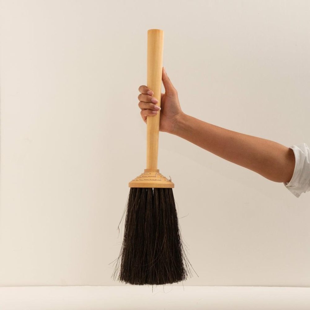 Brooms + Cleaning | Porch Broom with Short Handle Natural Brooms + Cleaning Brooms + Cleaning