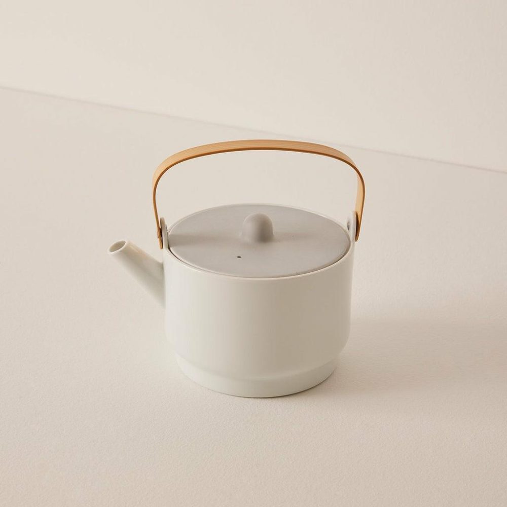 Drinkware | Tea Pot White Dining Drinkware