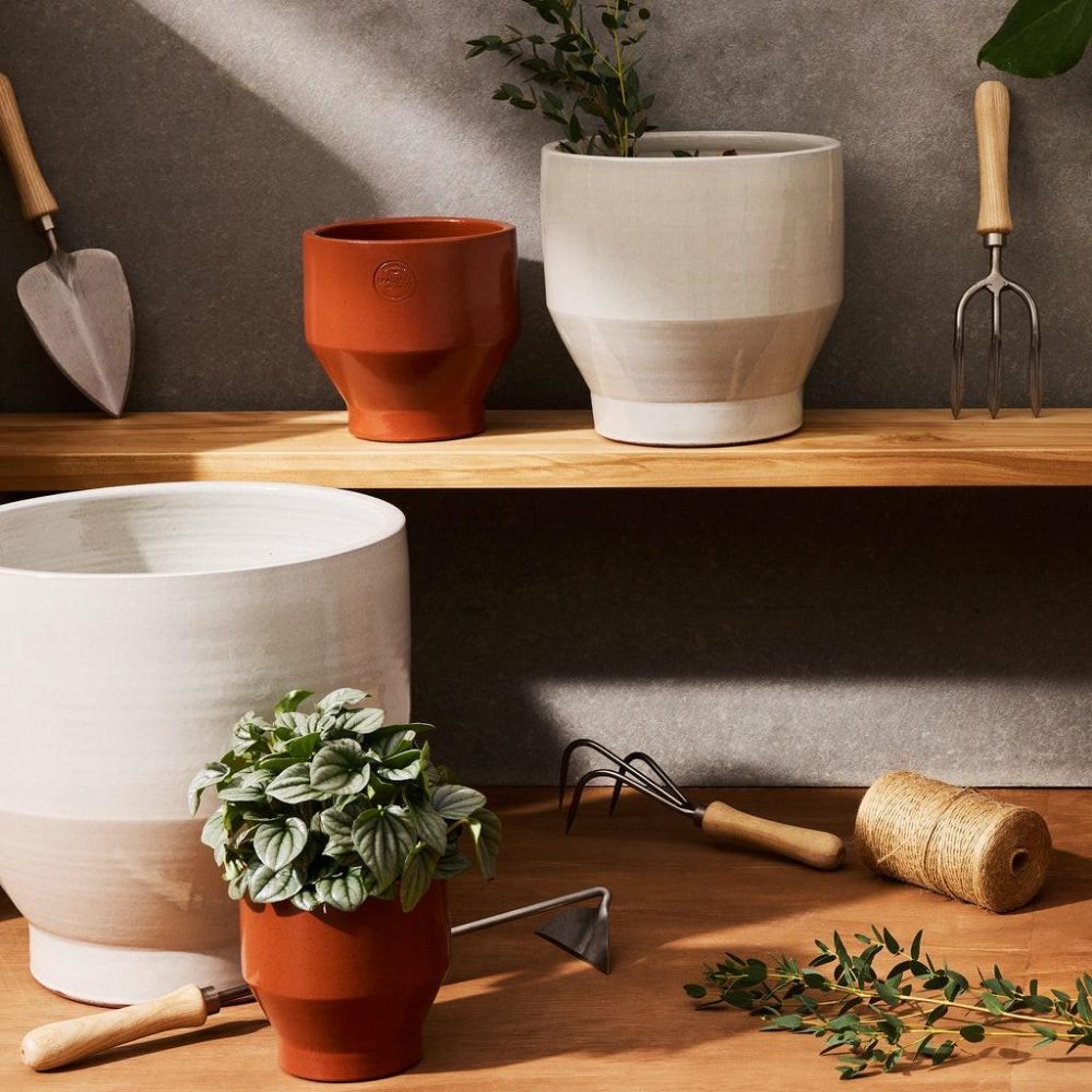 Pots + Planters | Edge Pot Ø15 Decor Pots + Planters