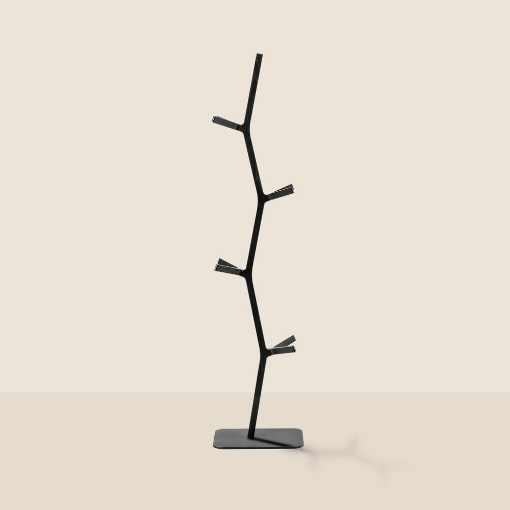 Shelving + Storage | Nara Coat Stand Black Laquered Furniture Black Laquered