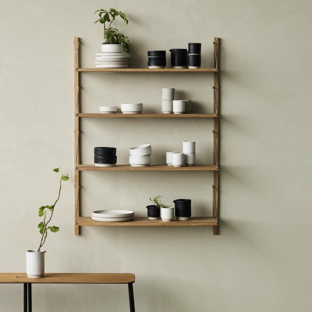 Shelving + Storage | Shelf Library Natural | Single Section Furniture Shelving + Storage