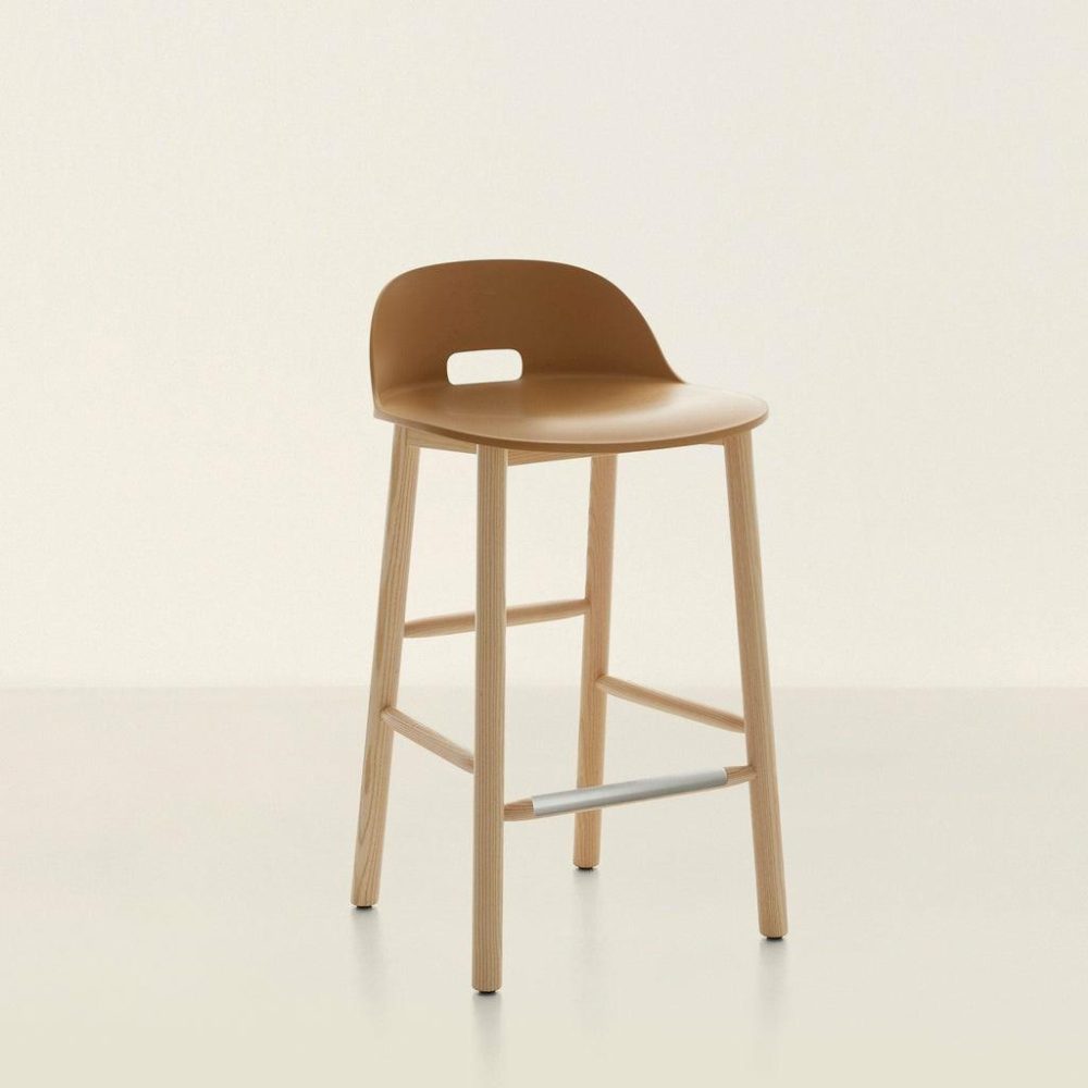 Stools + Benches | Alfi Counter Stool Low Back Sand Chairs Chairs