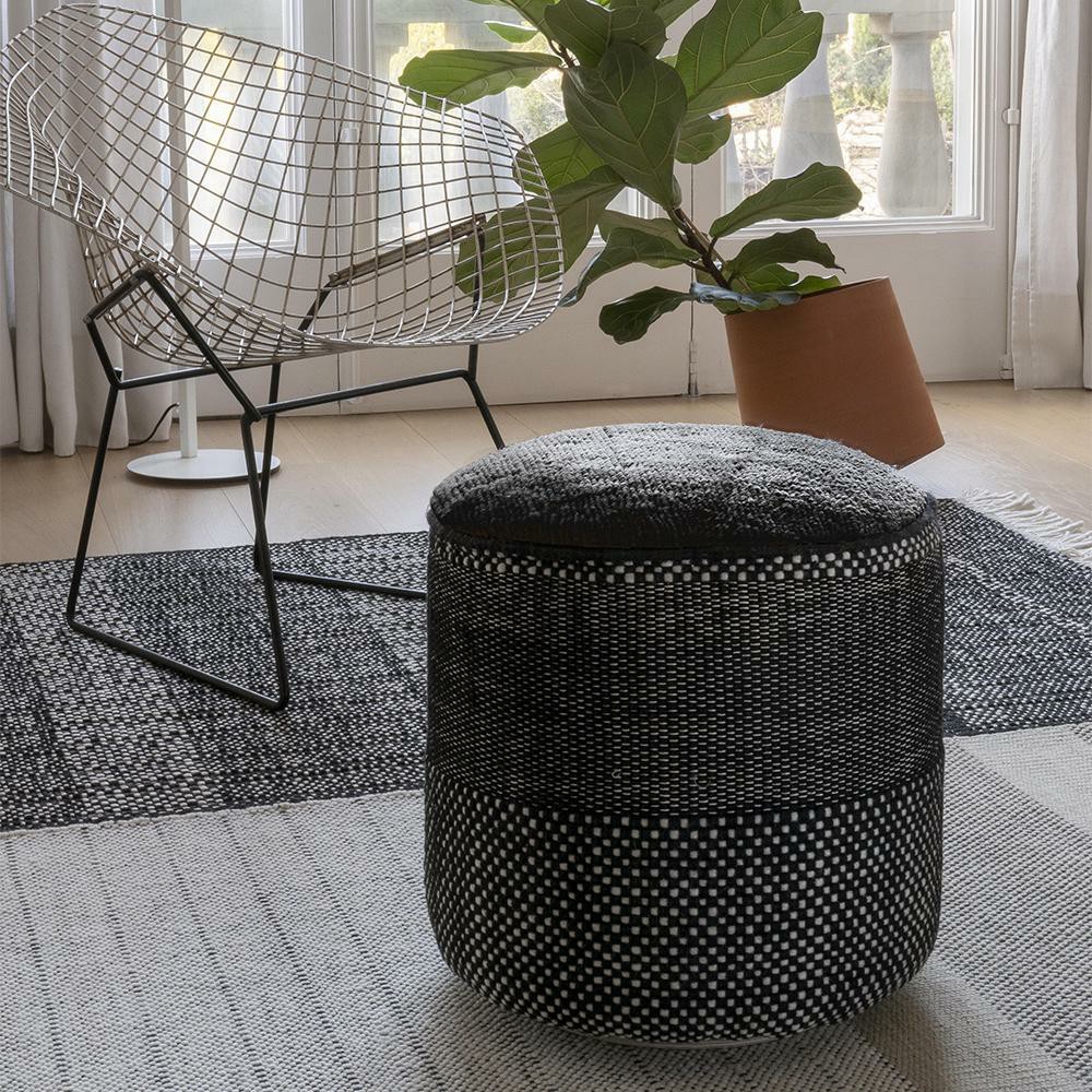 Stools + Benches | Tres Persian Pouf Black Furniture Black