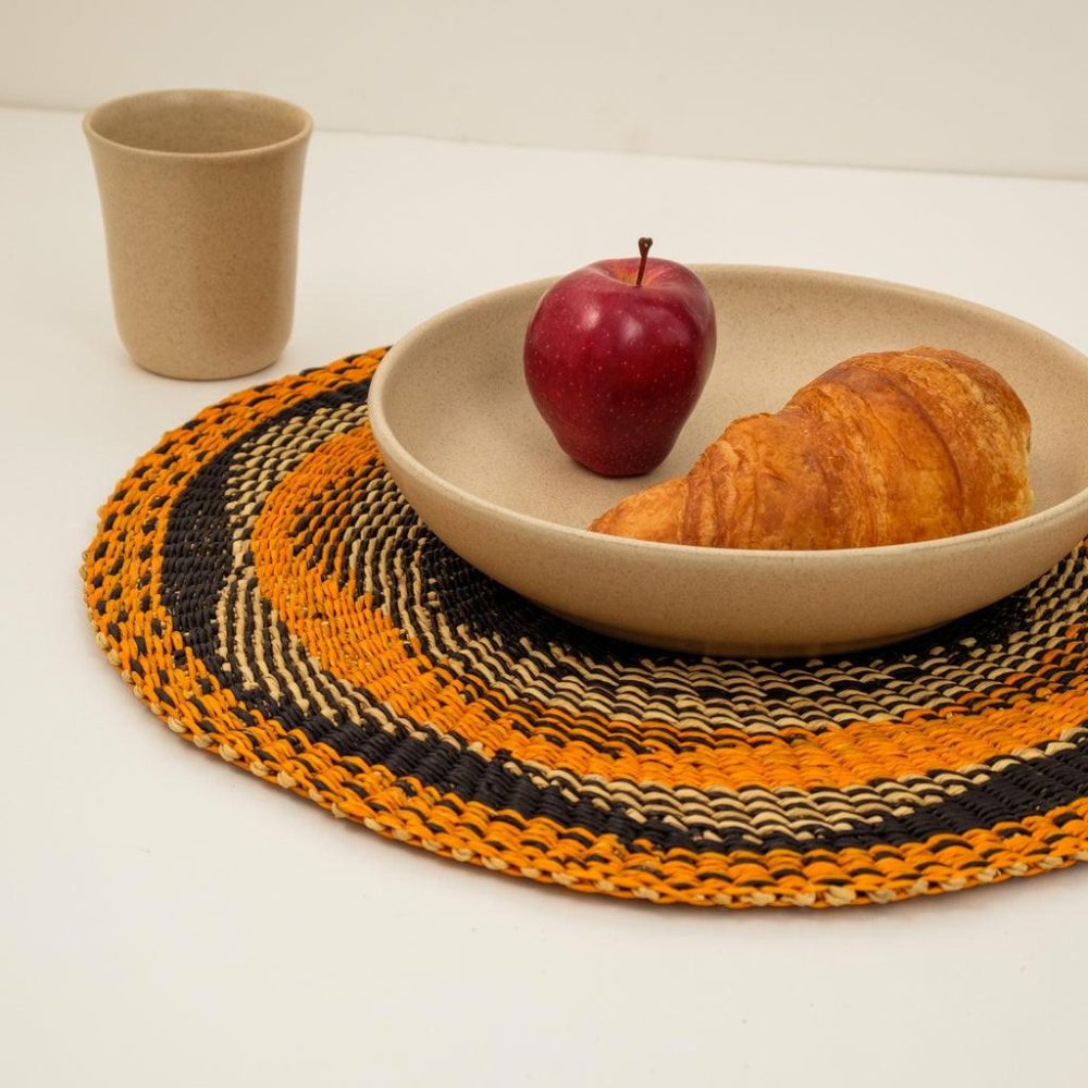 Tabletop + Accessories | Placemats, set of 4 Brown Multi Dining Brown Multi