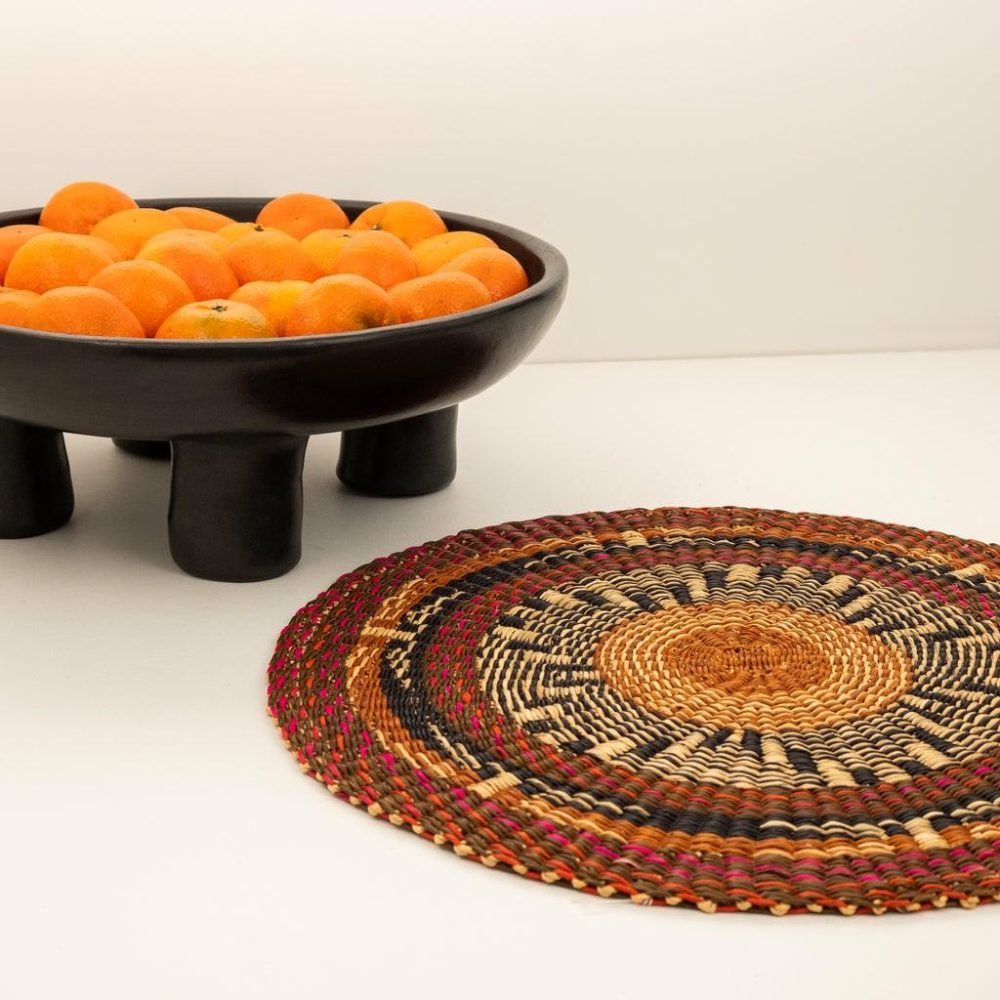 Tabletop + Accessories | Placemats, set of 4 Brown Multi Dining Brown Multi