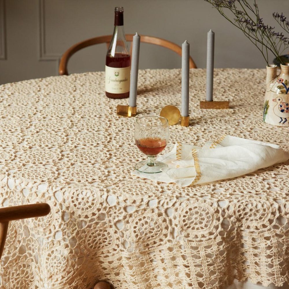 Tabletop + Accessories | Silsila Tablecloth Dining Tabletop + Accessories