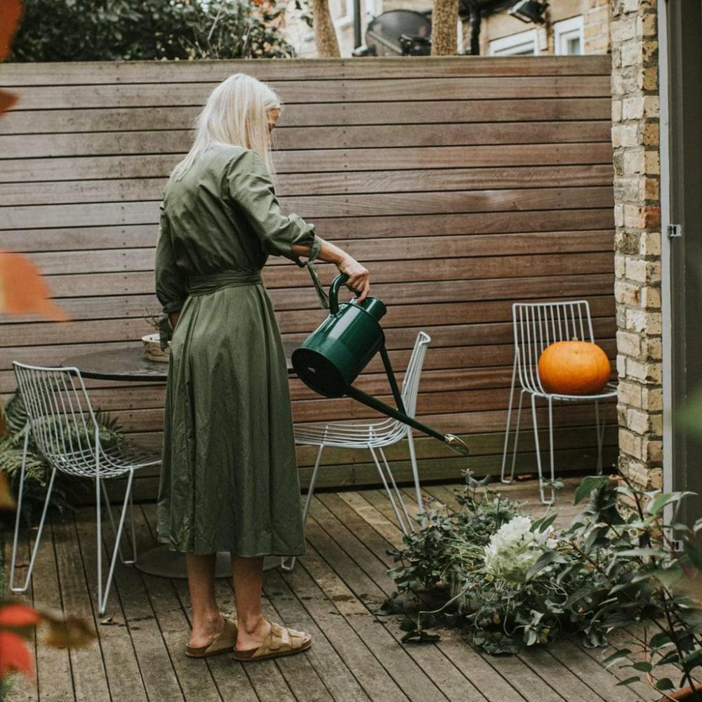 Watering Cans | The Warley Fall (One Gallon) Green Garden Gardening Tools