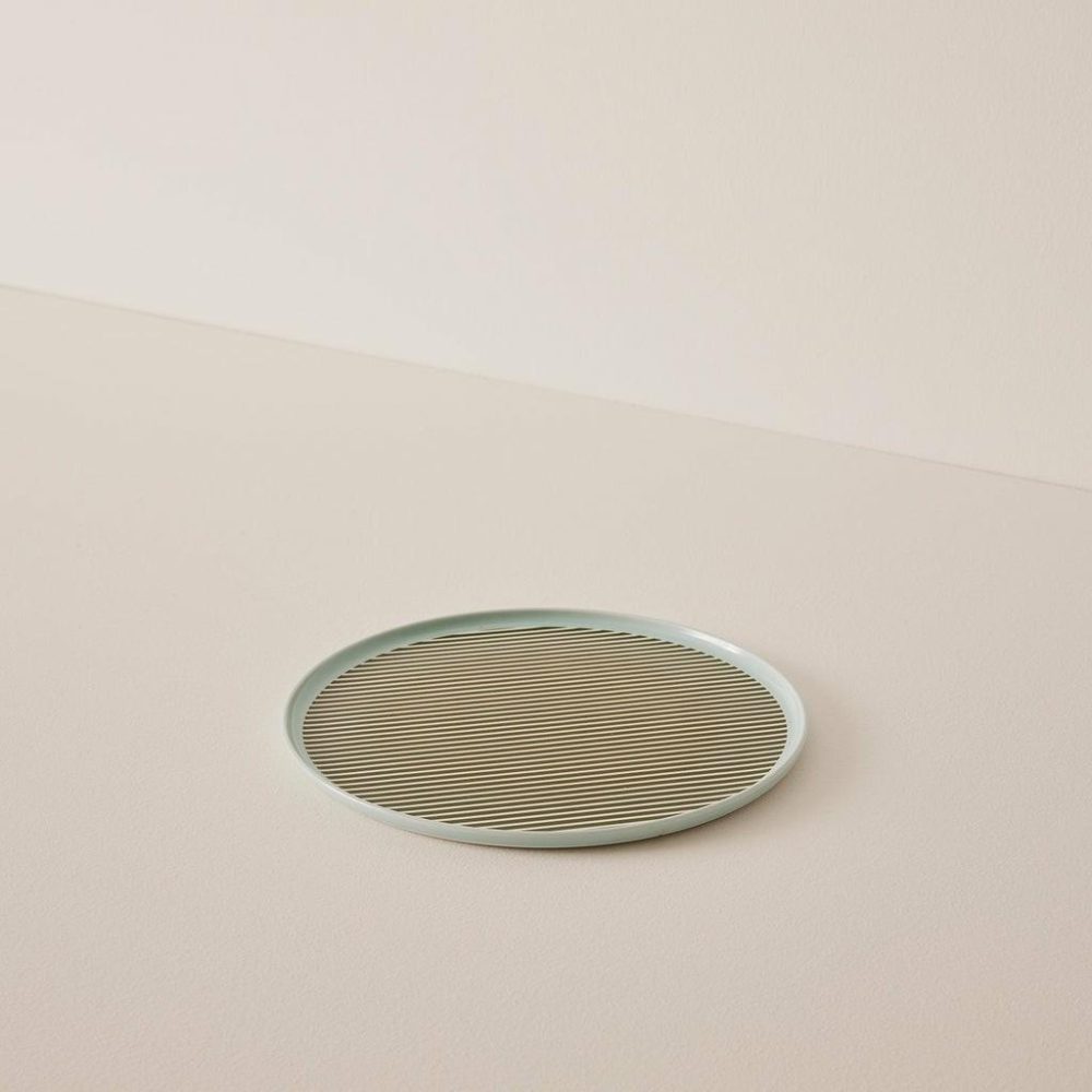 Dinnerware | Flat Plate 270 Light Green Dining Dinnerware