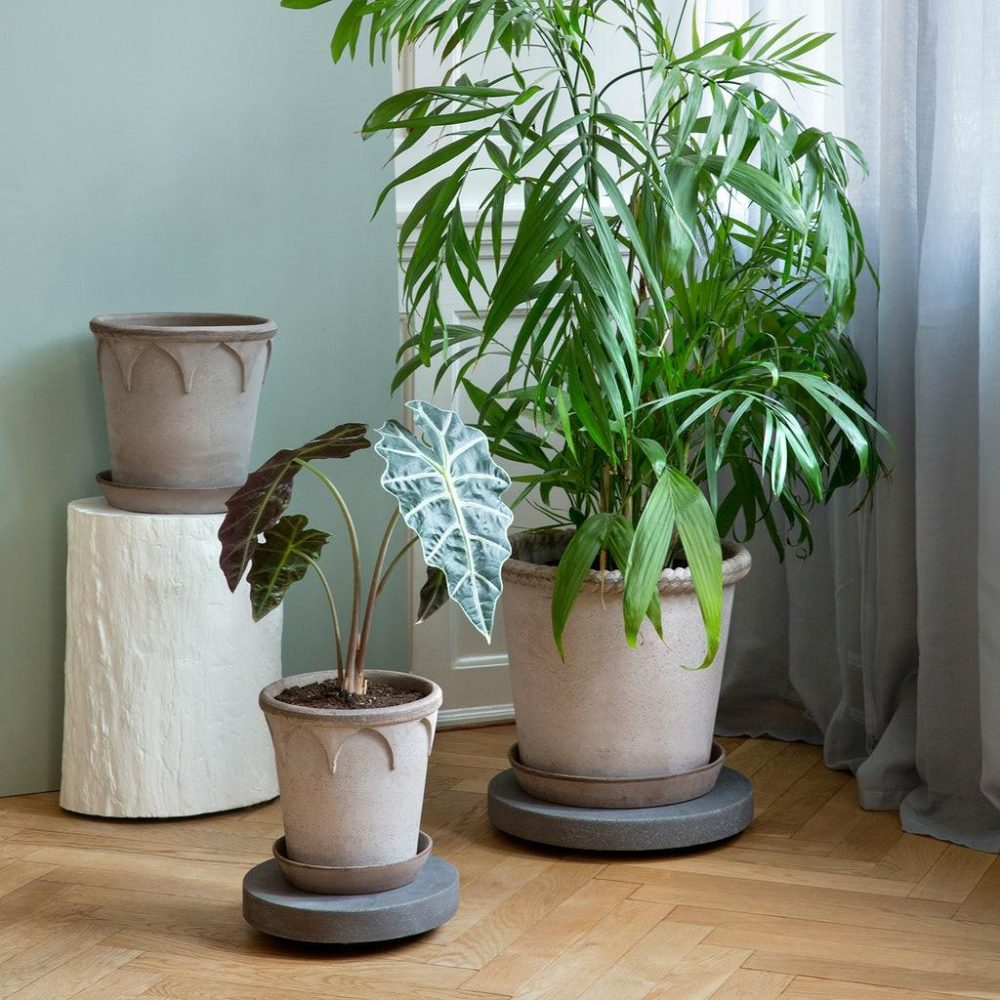 Pots + Planters | Plant Trolley Ø25 Dark Stone Decor Dark Stone